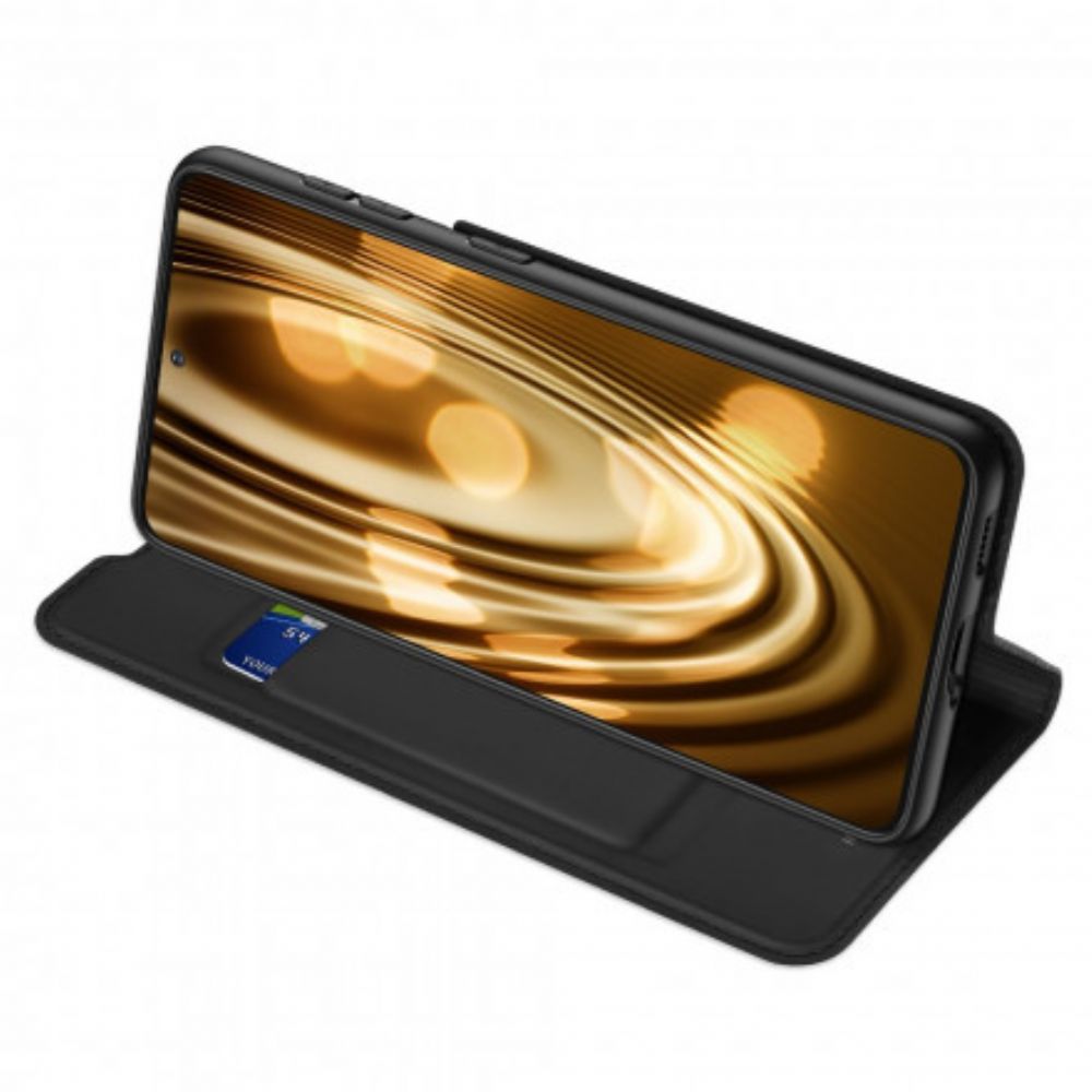 Bescherming Hoesje voor Samsung Galaxy S21 Ultra 5G Folio-hoesje Dux Ducis Pro-skin