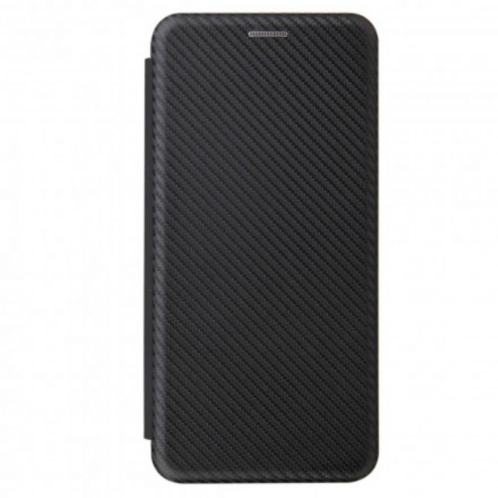 Bescherming Hoesje voor Samsung Galaxy S21 Ultra 5G Folio-hoesje Koolstofvezel