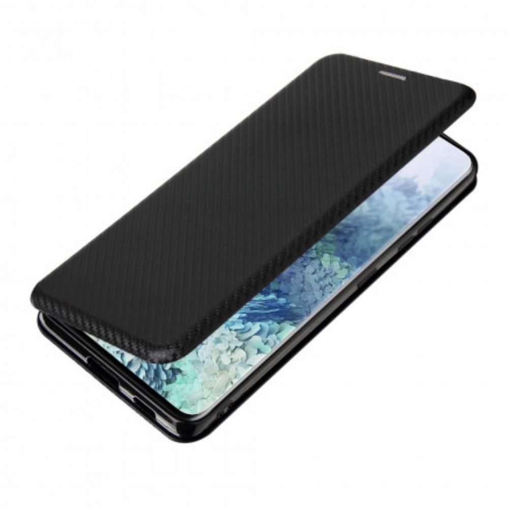 Bescherming Hoesje voor Samsung Galaxy S21 Ultra 5G Folio-hoesje Koolstofvezel