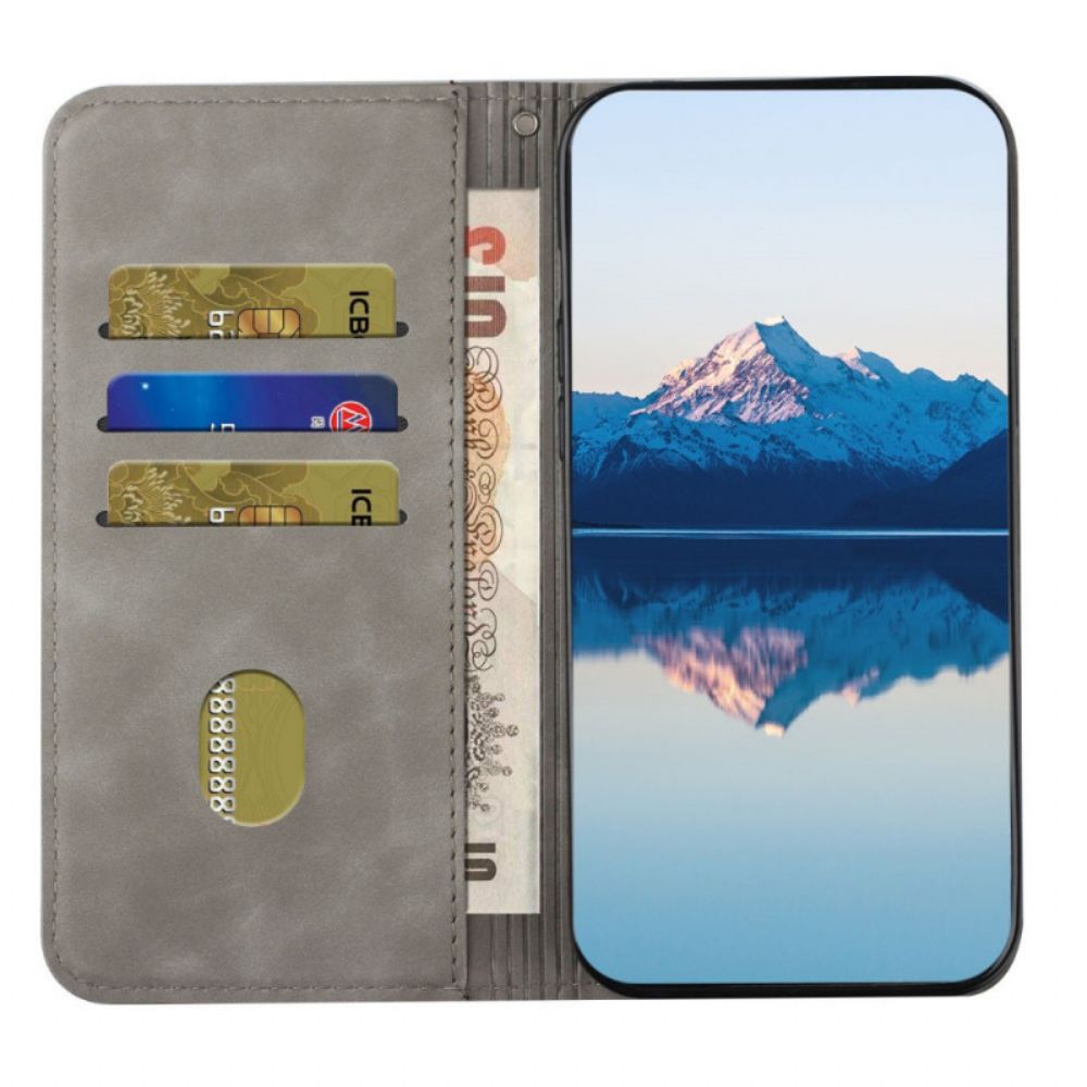 Bescherming Hoesje voor Samsung Galaxy S21 Ultra 5G Folio-hoesje S-design Lederen Stijl