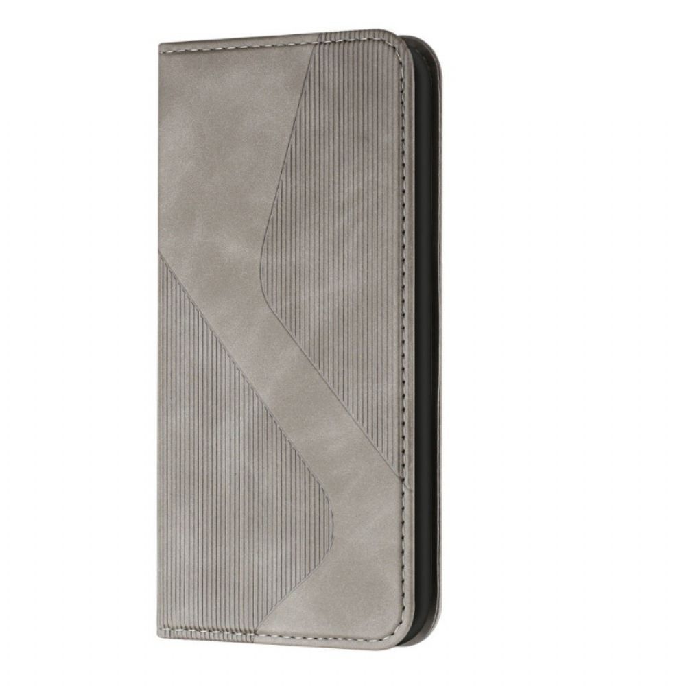 Bescherming Hoesje voor Samsung Galaxy S21 Ultra 5G Folio-hoesje S-design Lederen Stijl