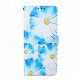 Folio-hoesje voor Samsung Galaxy S21 Ultra 5G Bloemen Waanzin