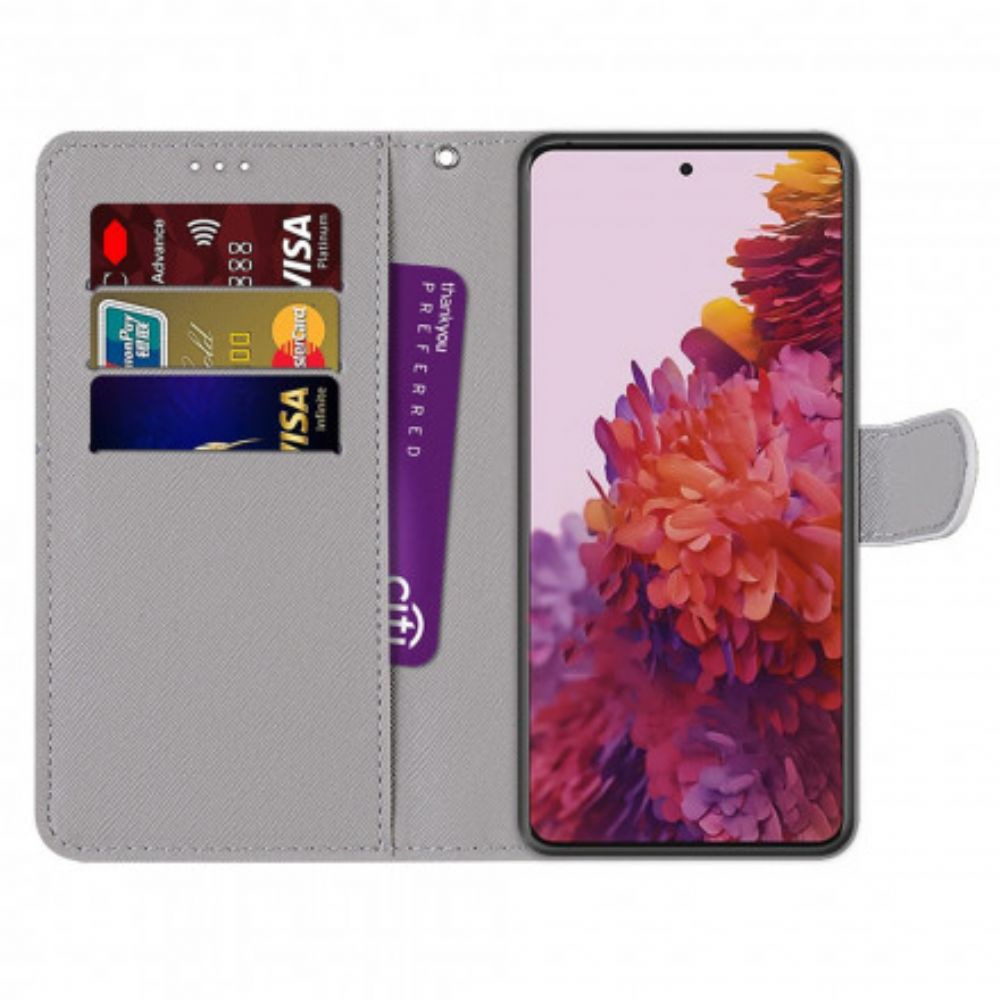 Folio-hoesje voor Samsung Galaxy S21 Ultra 5G Bloemenwonder