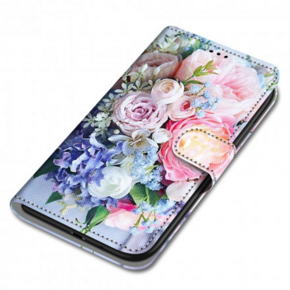 Folio-hoesje voor Samsung Galaxy S21 Ultra 5G Bloemenwonder