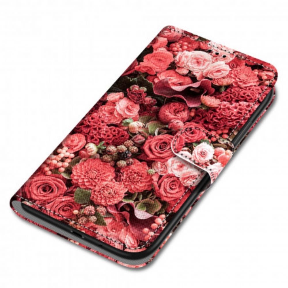 Folio-hoesje voor Samsung Galaxy S21 Ultra 5G Bloemromantiek