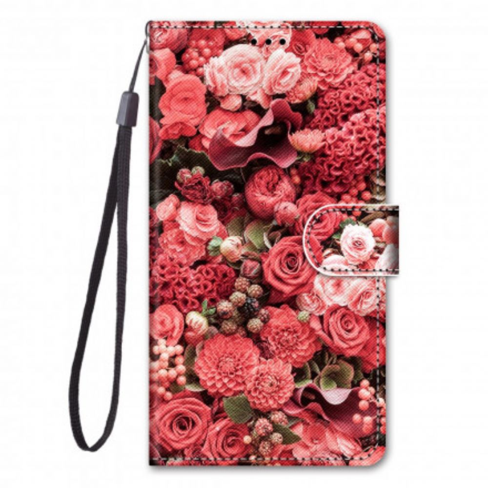 Folio-hoesje voor Samsung Galaxy S21 Ultra 5G Bloemromantiek