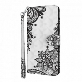 Folio-hoesje voor Samsung Galaxy S21 Ultra 5G Chique Kant