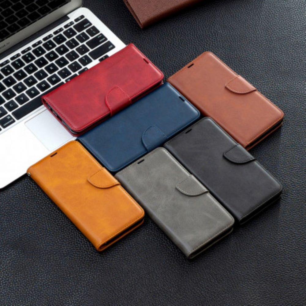 Folio-hoesje voor Samsung Galaxy S21 Ultra 5G Flip Case Gladde Schuine Klep