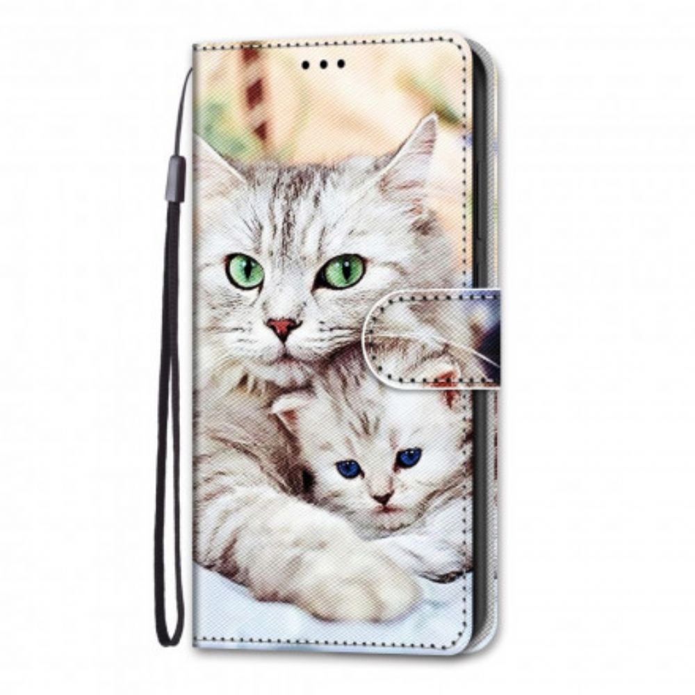 Folio-hoesje voor Samsung Galaxy S21 Ultra 5G Kattenfamilie