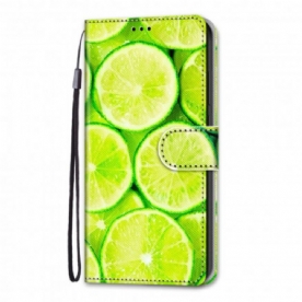 Folio-hoesje voor Samsung Galaxy S21 Ultra 5G Limoen