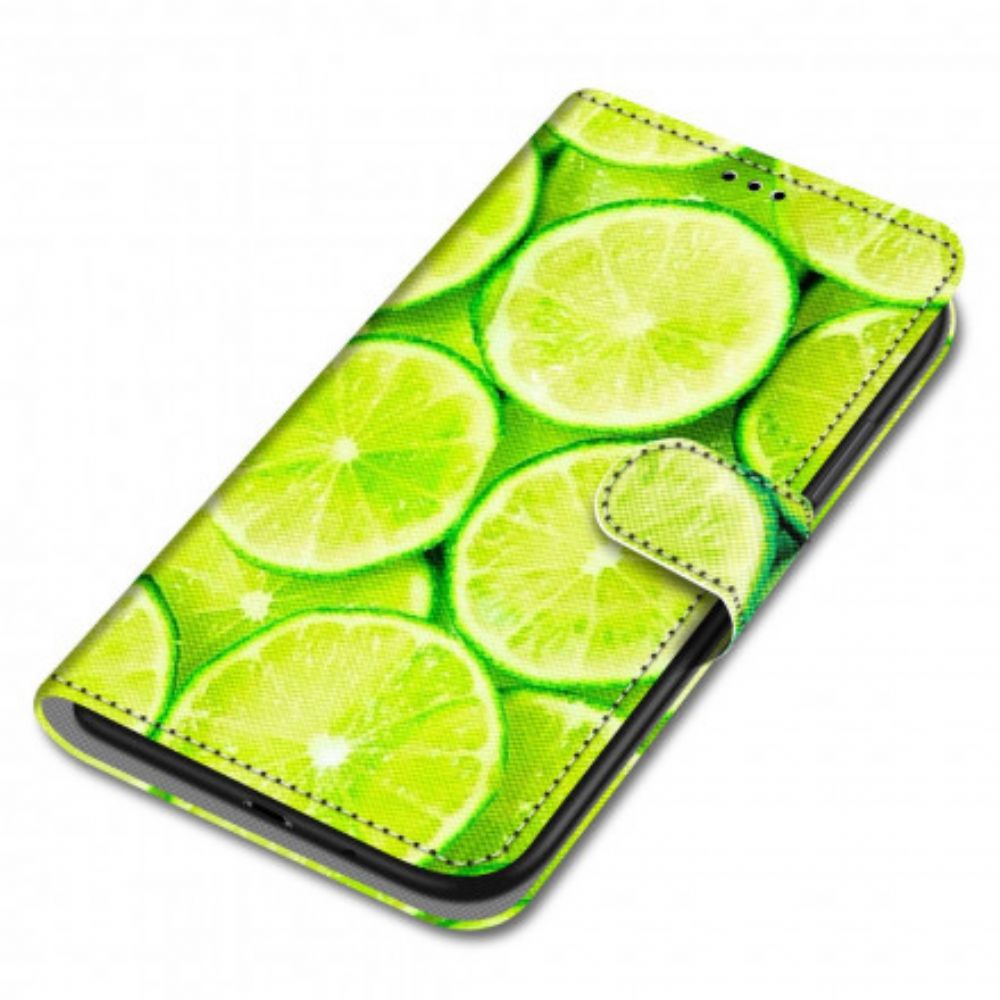 Folio-hoesje voor Samsung Galaxy S21 Ultra 5G Limoen