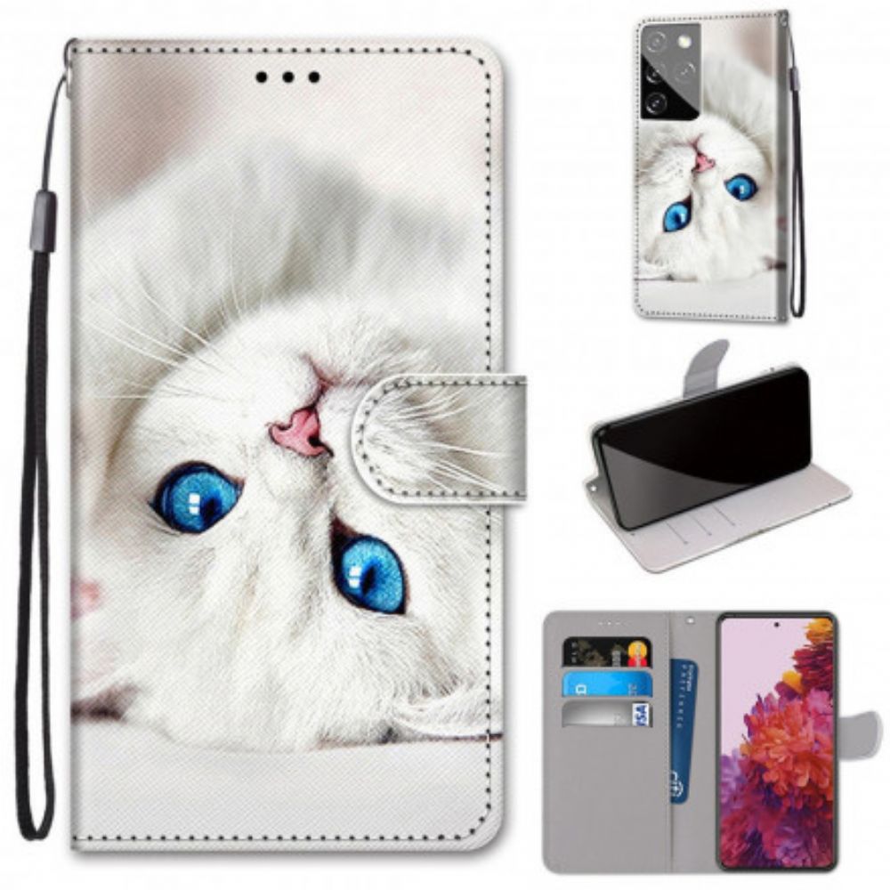 Folio-hoesje voor Samsung Galaxy S21 Ultra 5G De Mooiste Katten