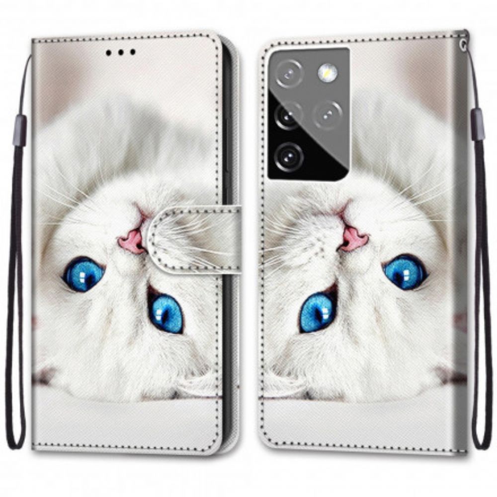 Folio-hoesje voor Samsung Galaxy S21 Ultra 5G De Mooiste Katten