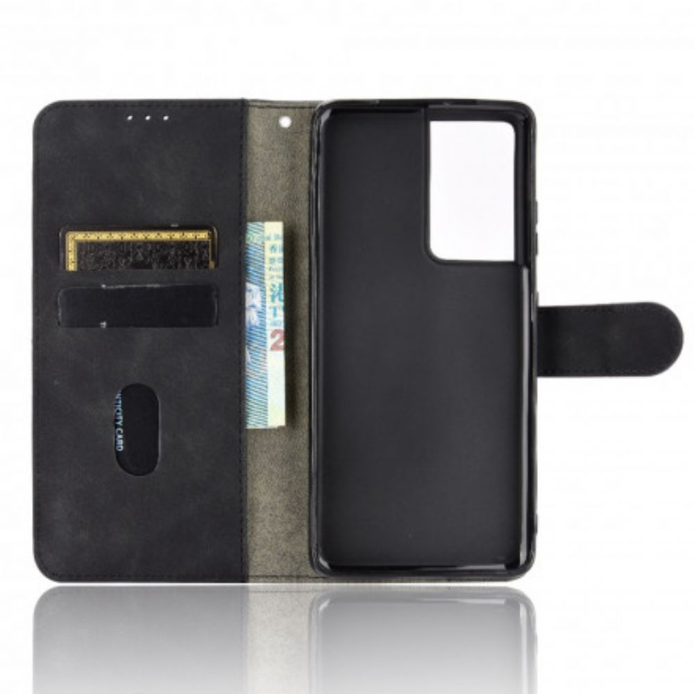 Folio-hoesje voor Samsung Galaxy S21 Ultra 5G Skin-touch