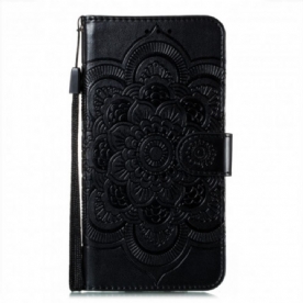 Folio-hoesje voor Samsung Galaxy S21 Ultra 5G Volledige Mandala