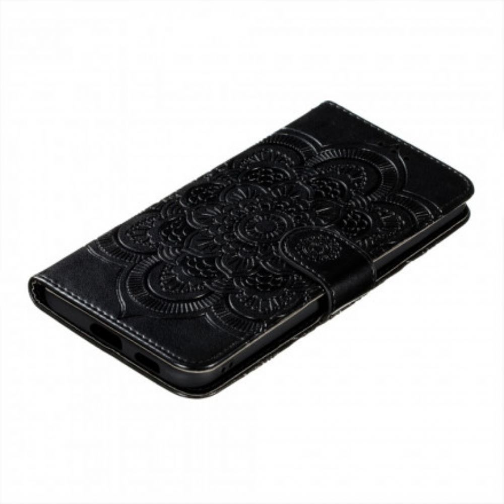 Folio-hoesje voor Samsung Galaxy S21 Ultra 5G Volledige Mandala