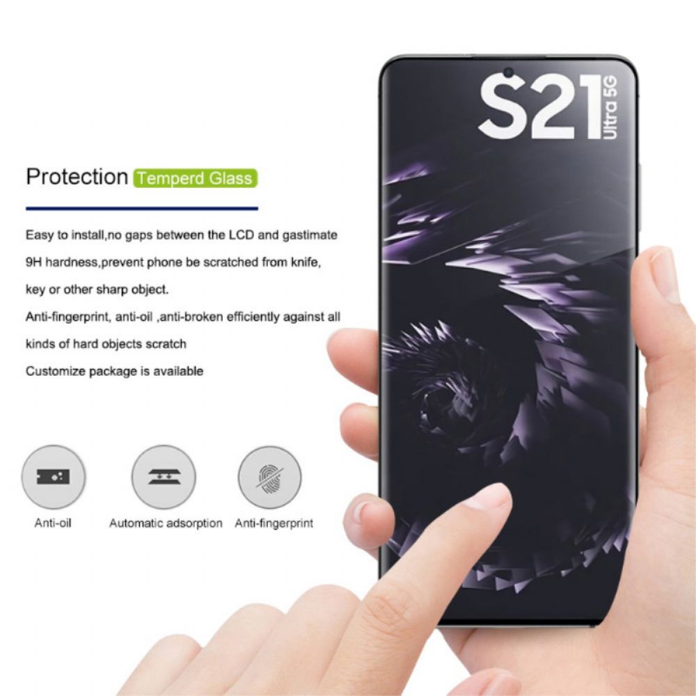 Gehard Glas Bescherming Voor Samsung Galaxy S21 Ultra 5G Amorus