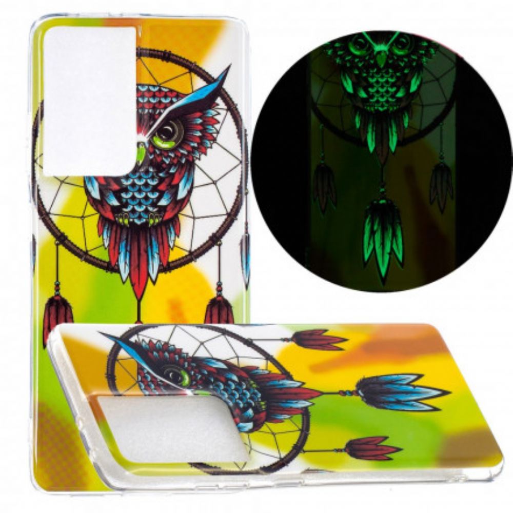 Hoesje voor Samsung Galaxy S21 Ultra 5G Fluorescerende Dromenvanger