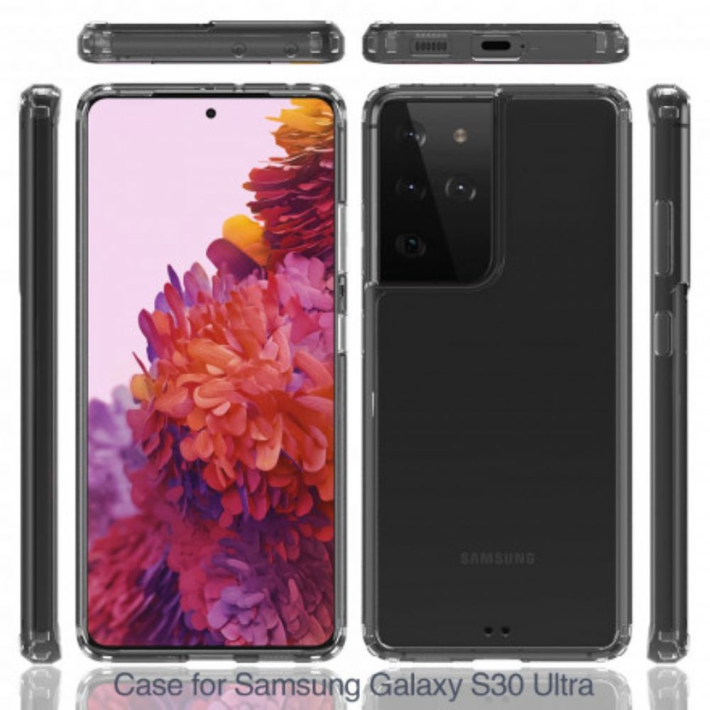 Hoesje voor Samsung Galaxy S21 Ultra 5G Helder Kristal