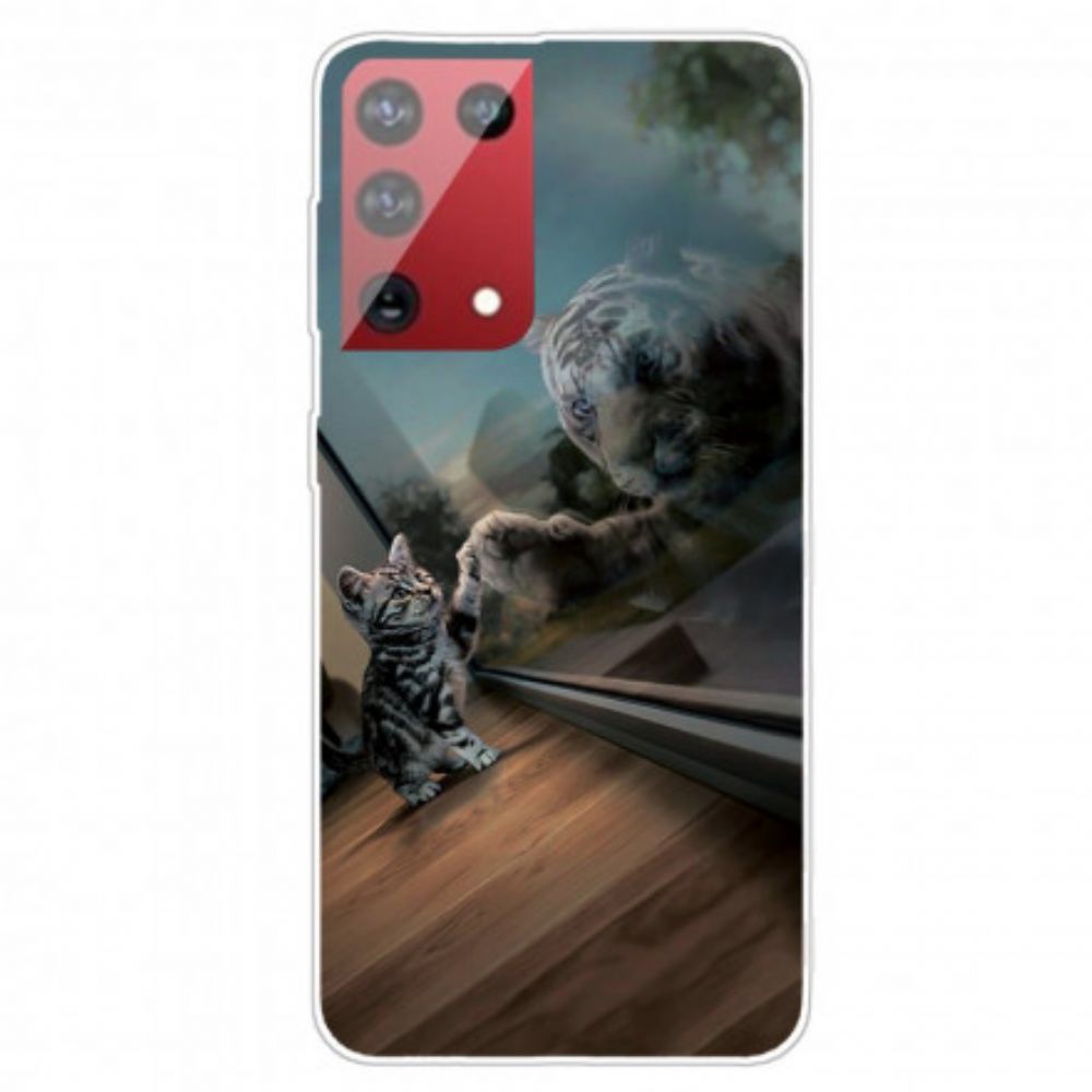 Hoesje voor Samsung Galaxy S21 Ultra 5G Katjesdroom