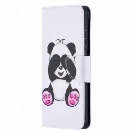 Leren Hoesje voor Samsung Galaxy S21 Ultra 5G Pandaplezier