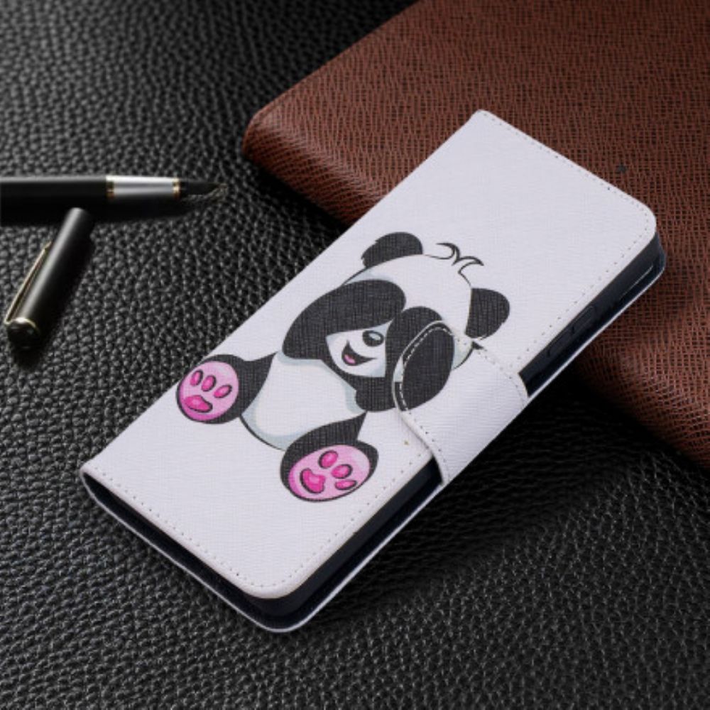 Leren Hoesje voor Samsung Galaxy S21 Ultra 5G Pandaplezier