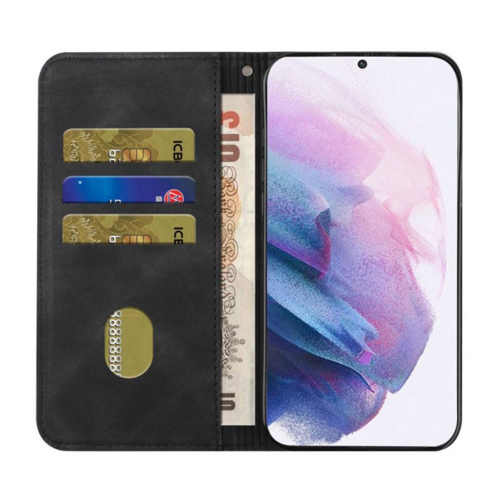 Bescherming Hoesje voor Samsung Galaxy A13 5G Folio-hoesje S-design Lederen Stijl