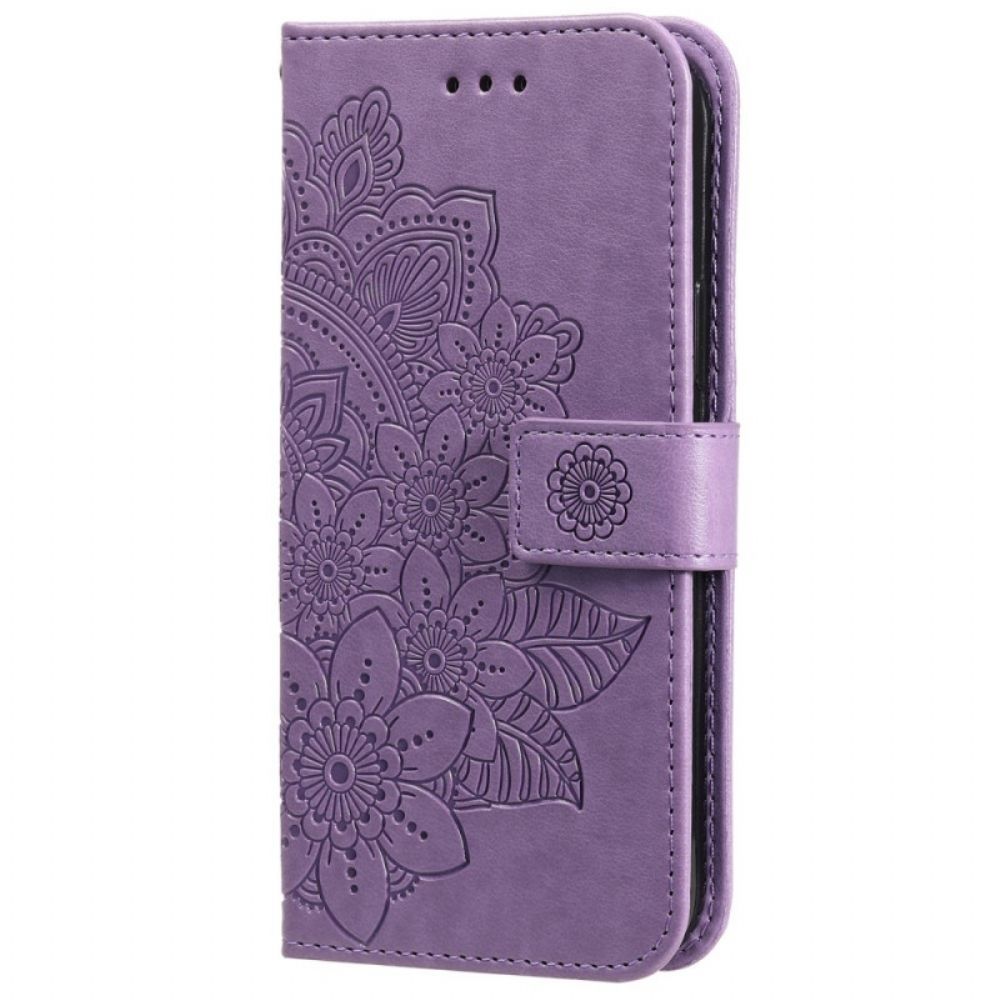 Flip Case voor Samsung Galaxy A13 5G Bloemenmandala