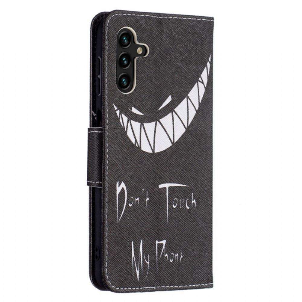 Flip Case voor Samsung Galaxy A13 5G Duivelstelefoon