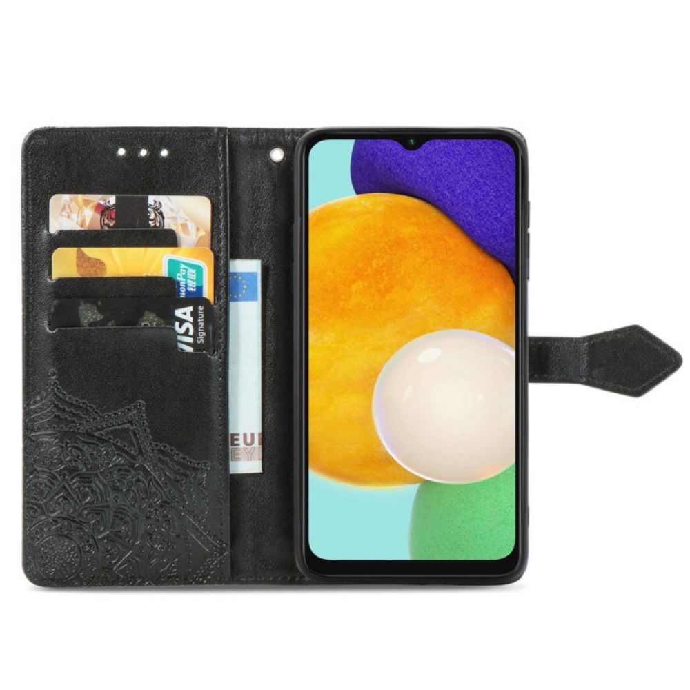 Flip Case voor Samsung Galaxy A13 5G Mandala Van Middelbare Leeftijd