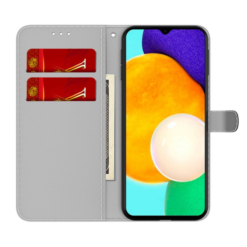 Folio-hoesje voor Samsung Galaxy A13 5G Abstract Patroon