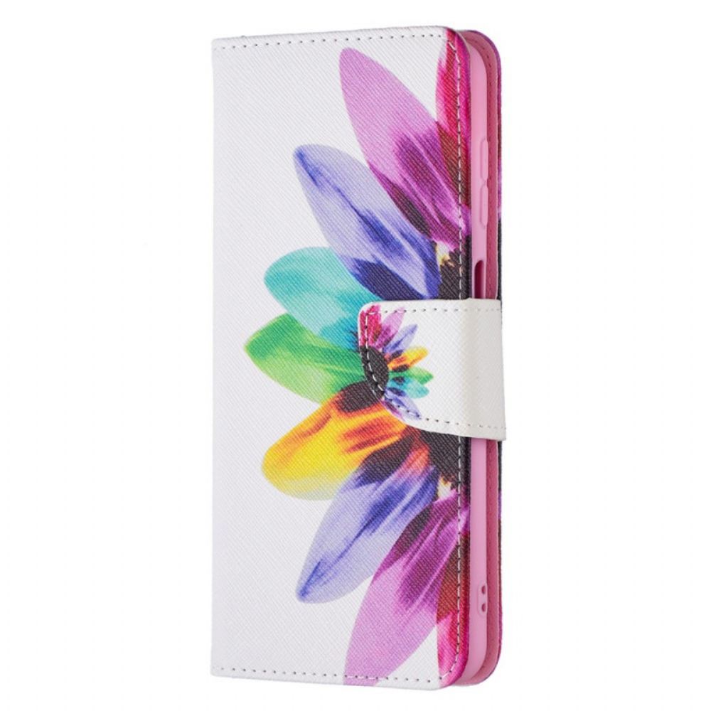 Folio-hoesje voor Samsung Galaxy A13 5G Aquarel Bloem