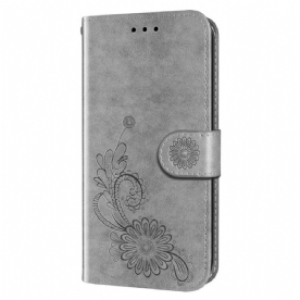 Folio-hoesje voor Samsung Galaxy A13 5G Bloemen Kant