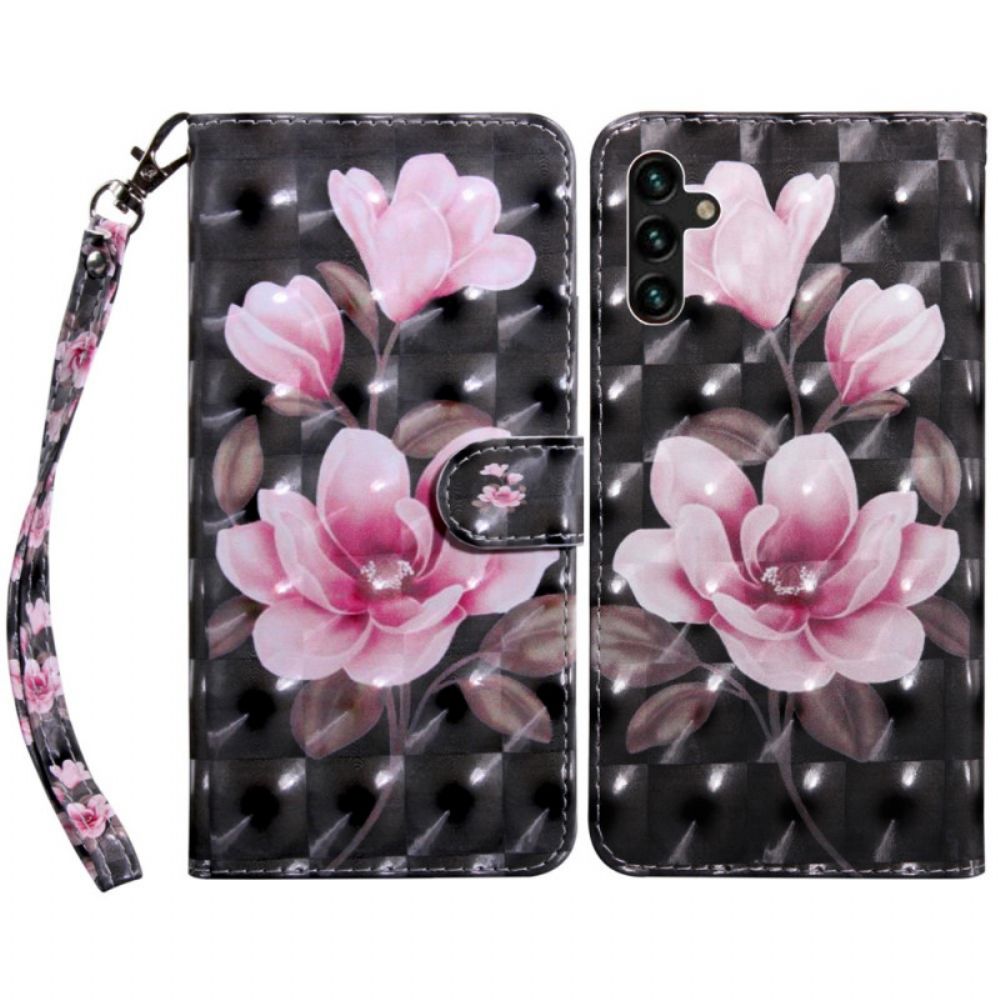 Folio-hoesje voor Samsung Galaxy A13 5G Bloesem Bloemen