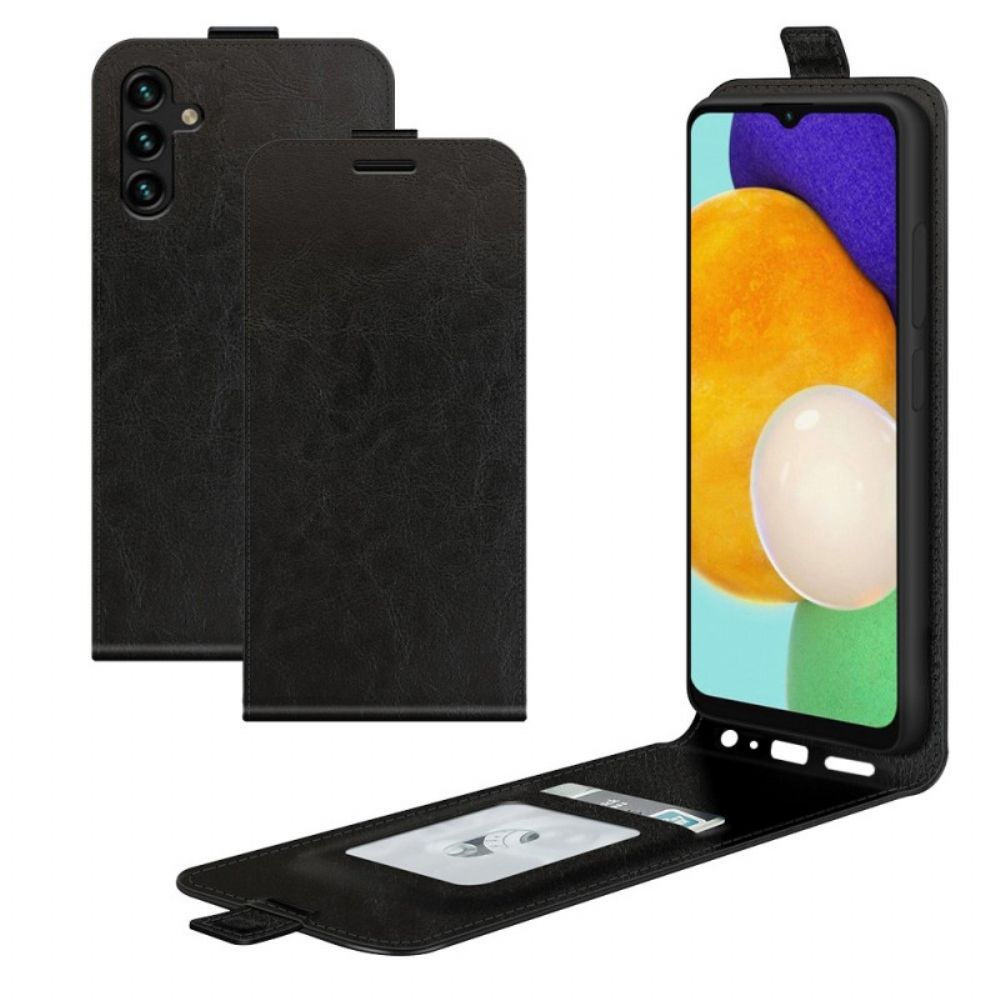 Folio-hoesje voor Samsung Galaxy A13 5G Flip Case Leren Effect Verticale Klep