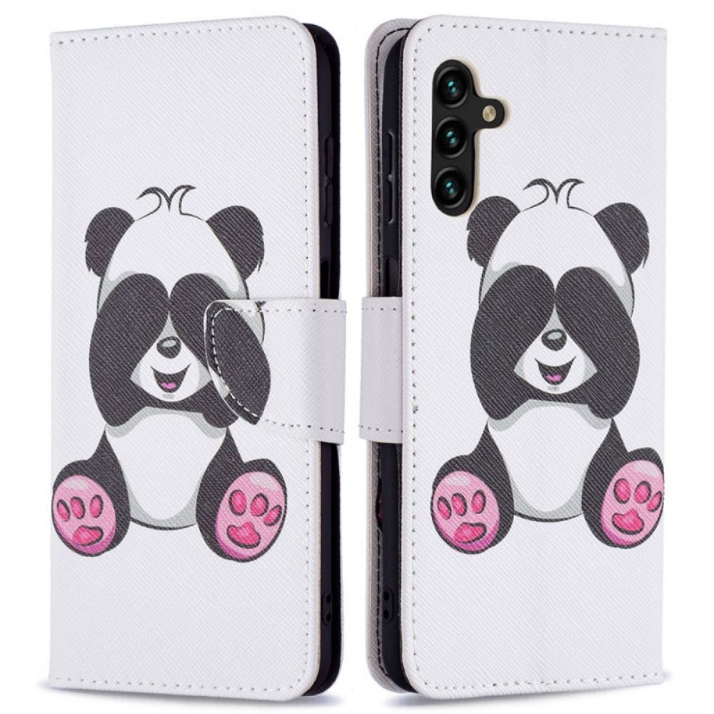 Folio-hoesje voor Samsung Galaxy A13 5G Pandaplezier