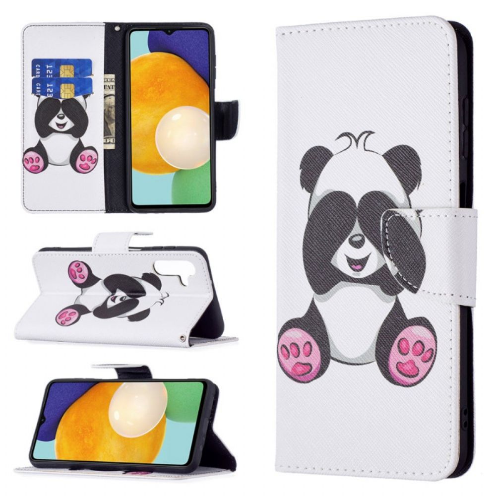 Folio-hoesje voor Samsung Galaxy A13 5G Pandaplezier