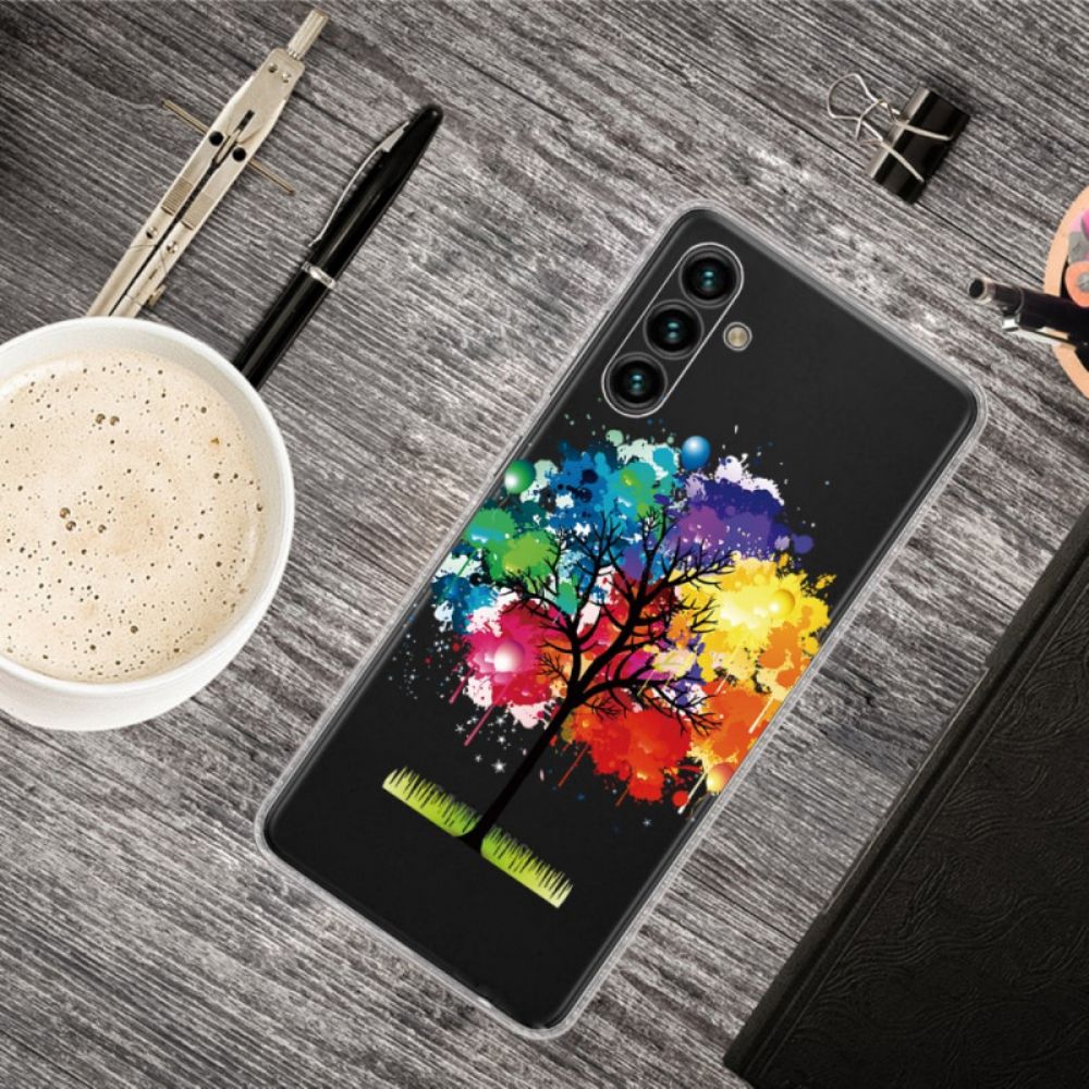 Hoesje voor Samsung Galaxy A13 5G Aquarel Boom