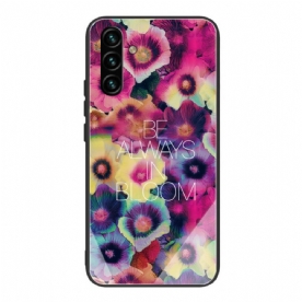 Hoesje voor Samsung Galaxy A13 5G Be Always In Bloom Gehard Glas