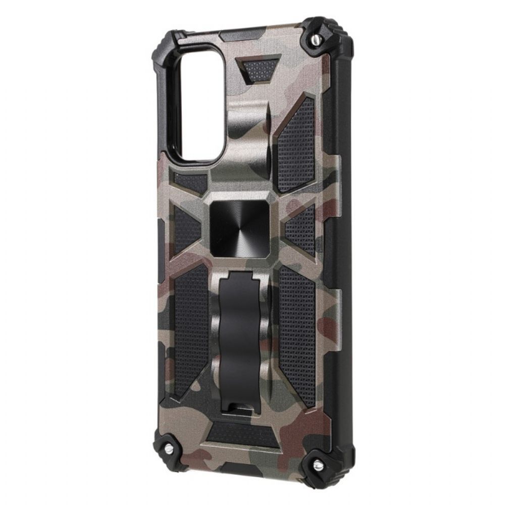 Hoesje voor Samsung Galaxy A13 5G Camouflage Verwijderbare Ondersteuning