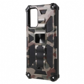 Hoesje voor Samsung Galaxy A13 5G Camouflage Verwijderbare Ondersteuning