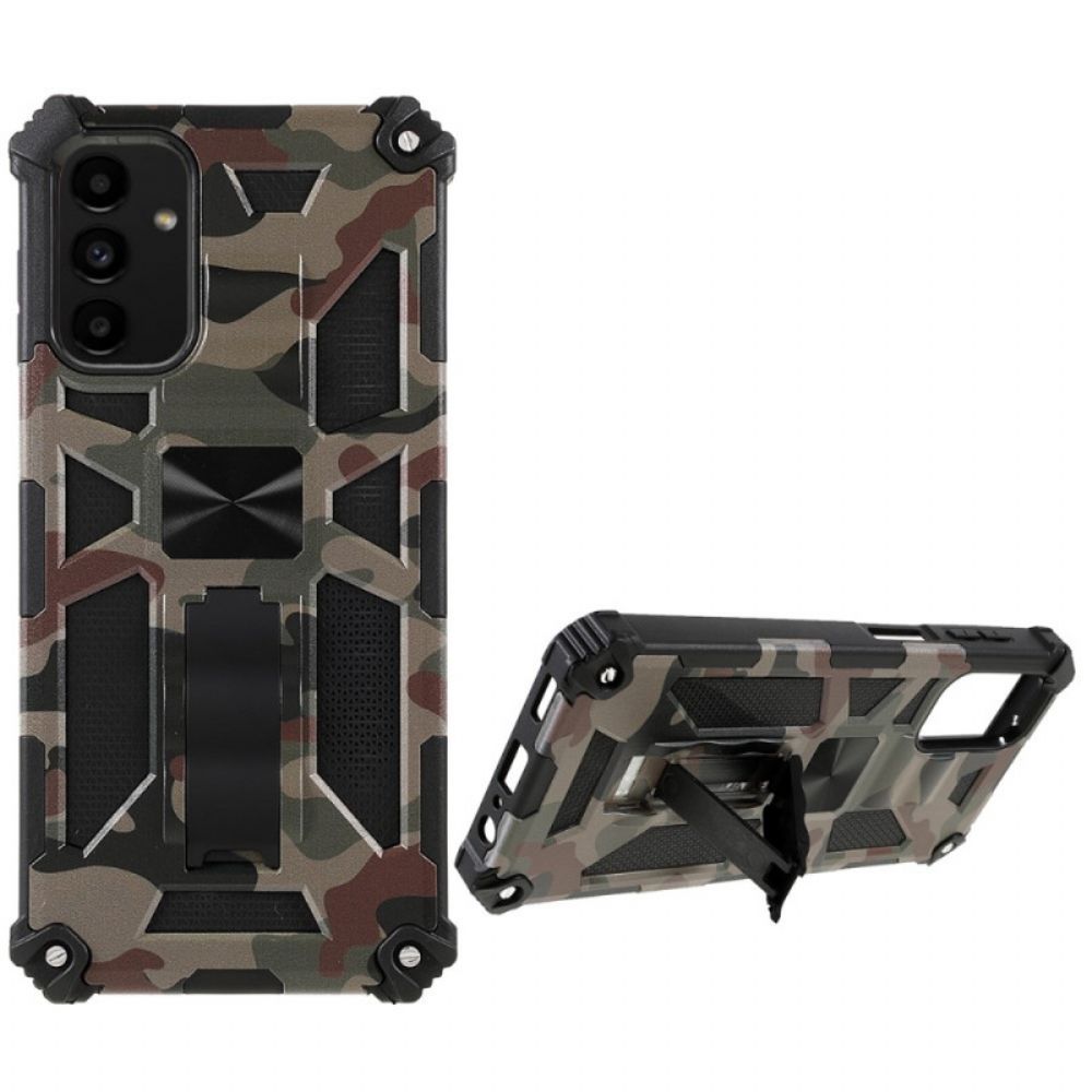 Hoesje voor Samsung Galaxy A13 5G Camouflage Verwijderbare Ondersteuning