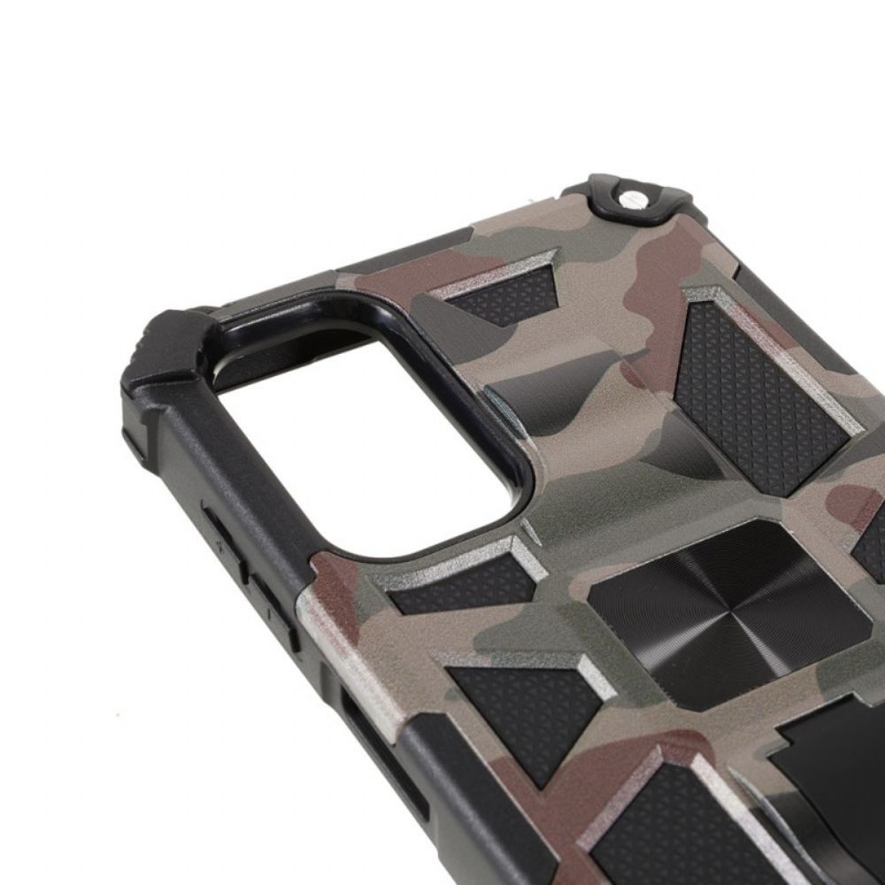 Hoesje voor Samsung Galaxy A13 5G Camouflage Verwijderbare Ondersteuning