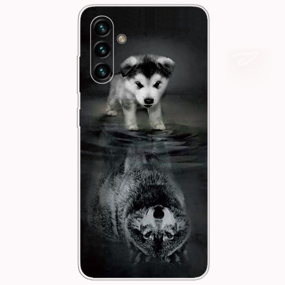 Hoesje voor Samsung Galaxy A13 5G Droom Van Puppy