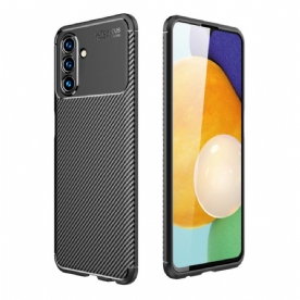 Hoesje voor Samsung Galaxy A13 5G Flexibele Koolstofvezeltextuur