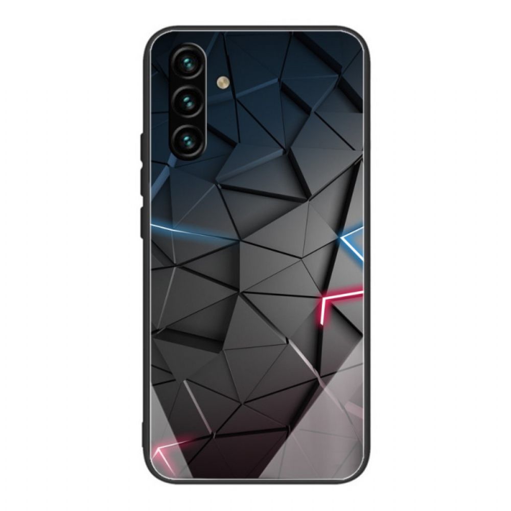 Hoesje voor Samsung Galaxy A13 5G Geometrie Van Gehard Glas