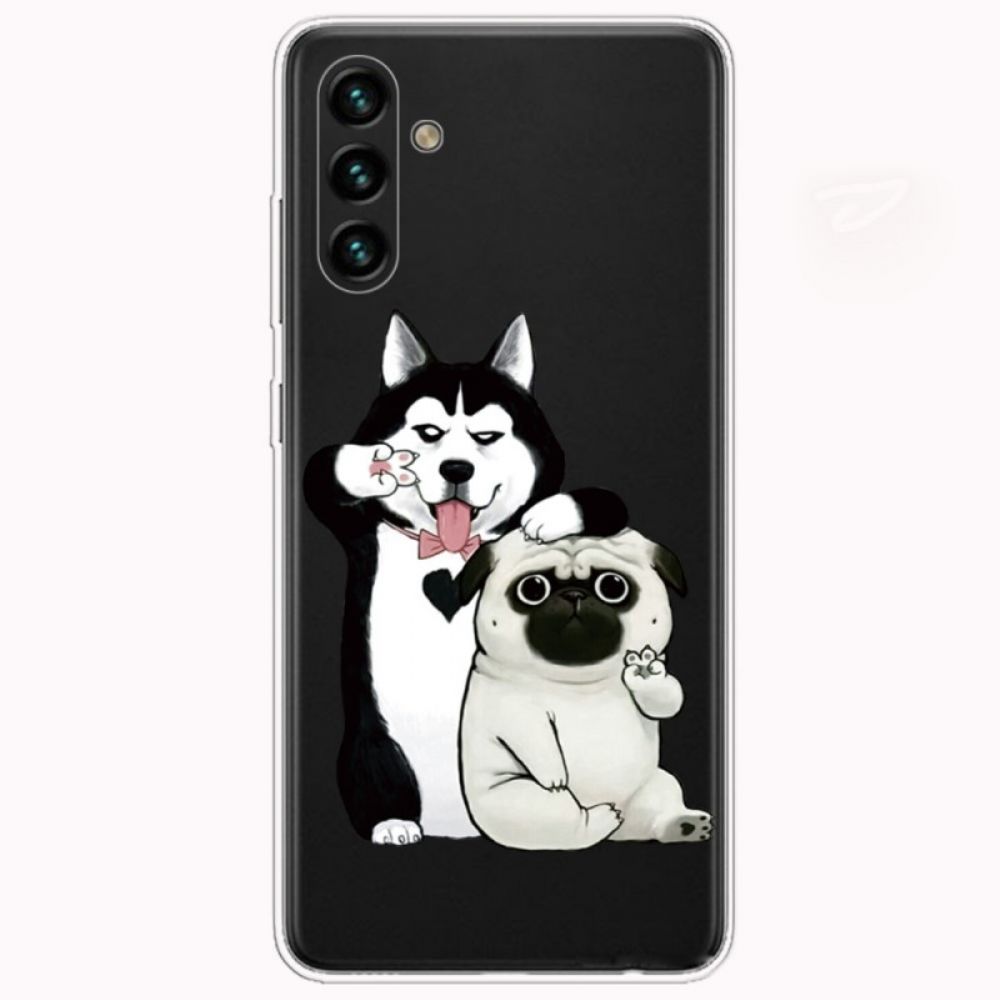 Hoesje voor Samsung Galaxy A13 5G Grappige Honden