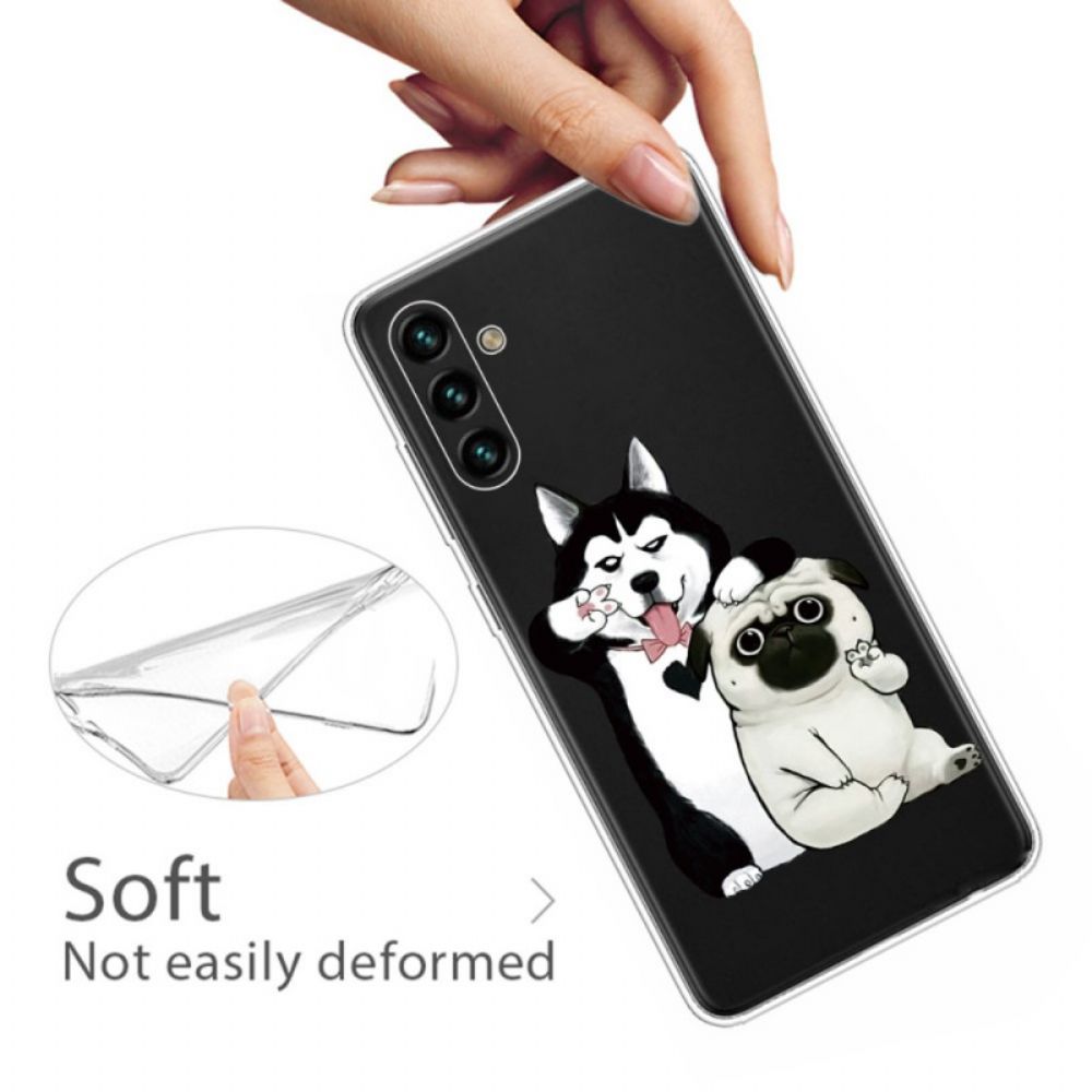 Hoesje voor Samsung Galaxy A13 5G Grappige Honden