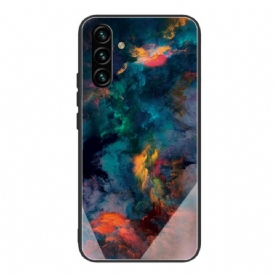 Hoesje voor Samsung Galaxy A13 5G Hemel Gehard Glas