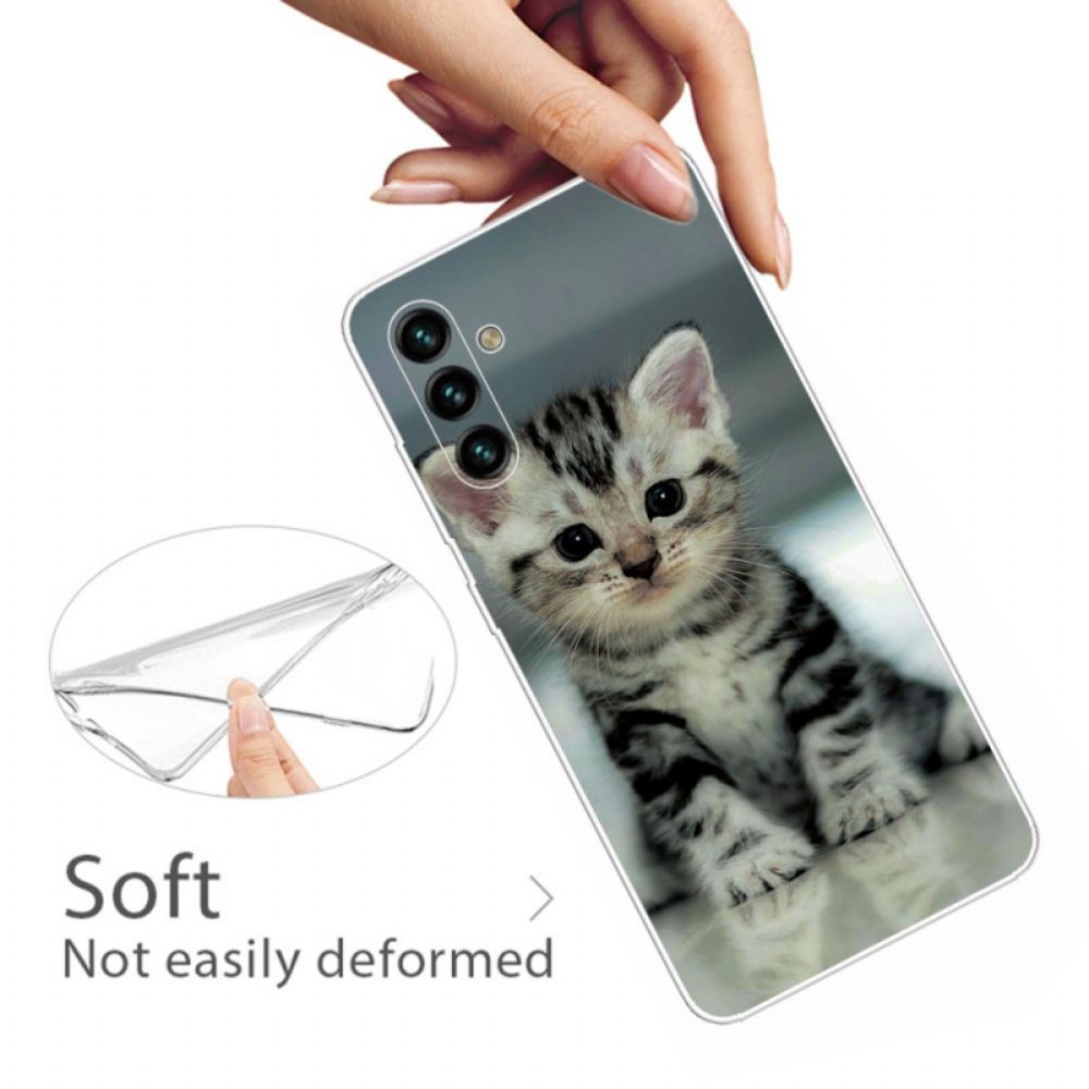 Hoesje voor Samsung Galaxy A13 5G Kitten Kitten